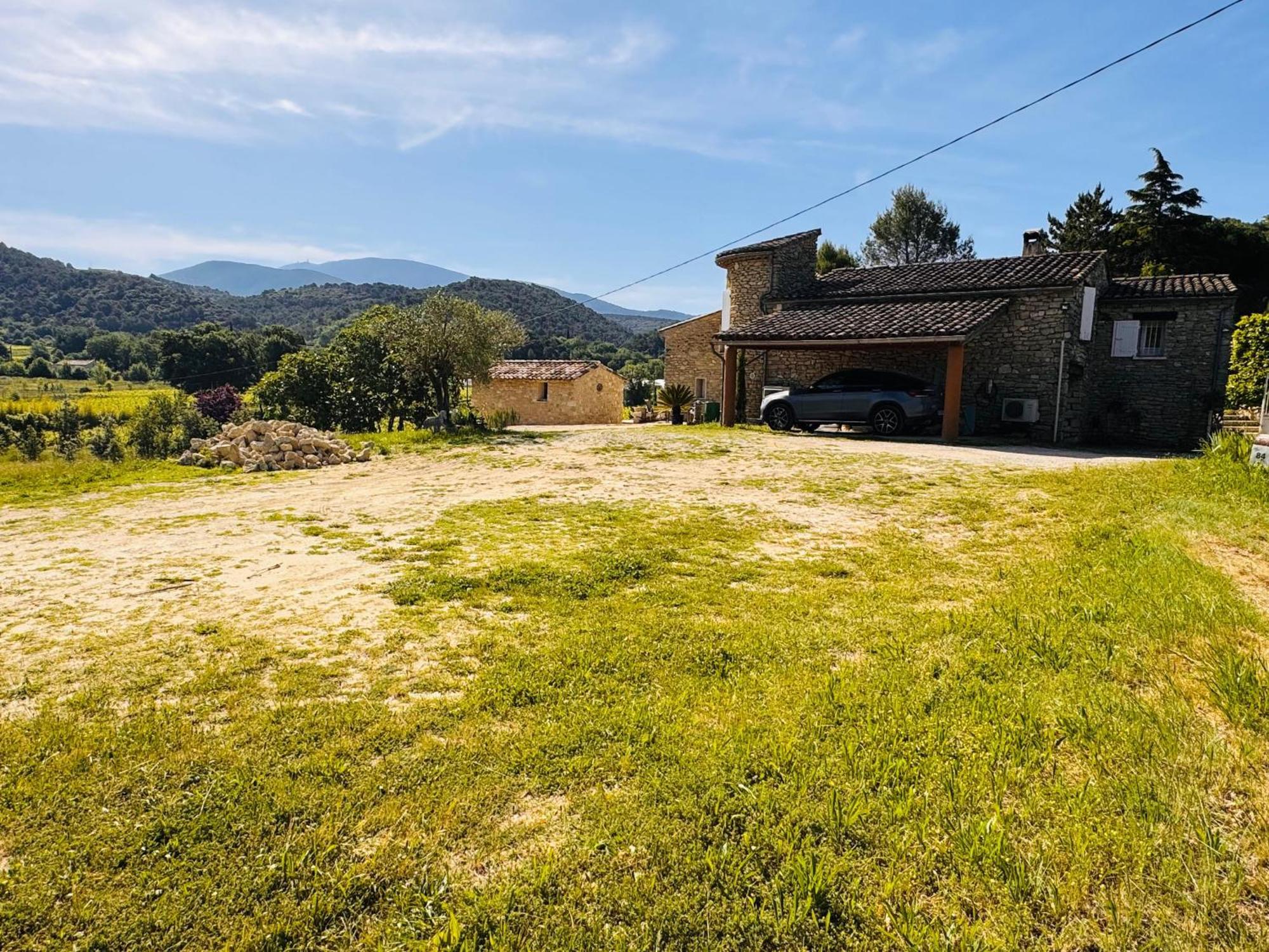 Mas Des Anges - Bastide De 5 Chambres Avec Piscine Entrechaux Eksteriør bilde